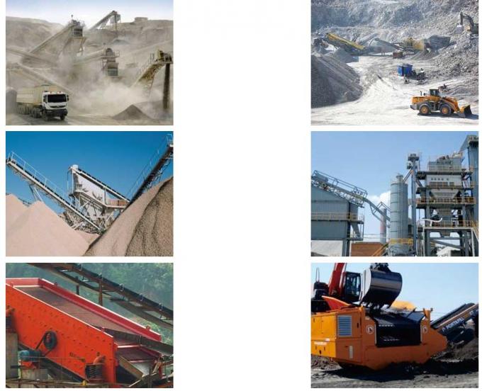 Tela metálica da resistência alta do ISO 9001 para o agregado e os setores mineiros 5